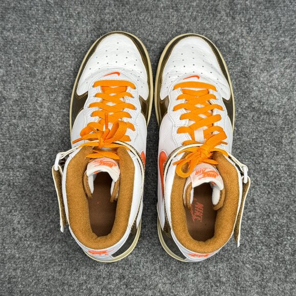 Nike Air Force 1 Mid QS Shoes Men's 9 Jewel Ale Brown Retro Athletic Sneakers - Picture 8 of 12